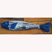 Handpainted Hanger From Albesia Wood