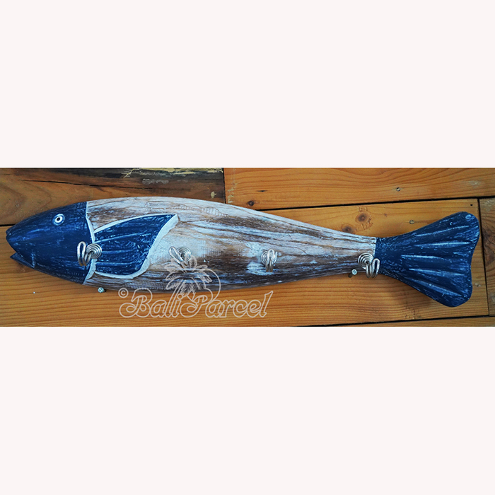 Handpainted Hanger From Albesia Wood