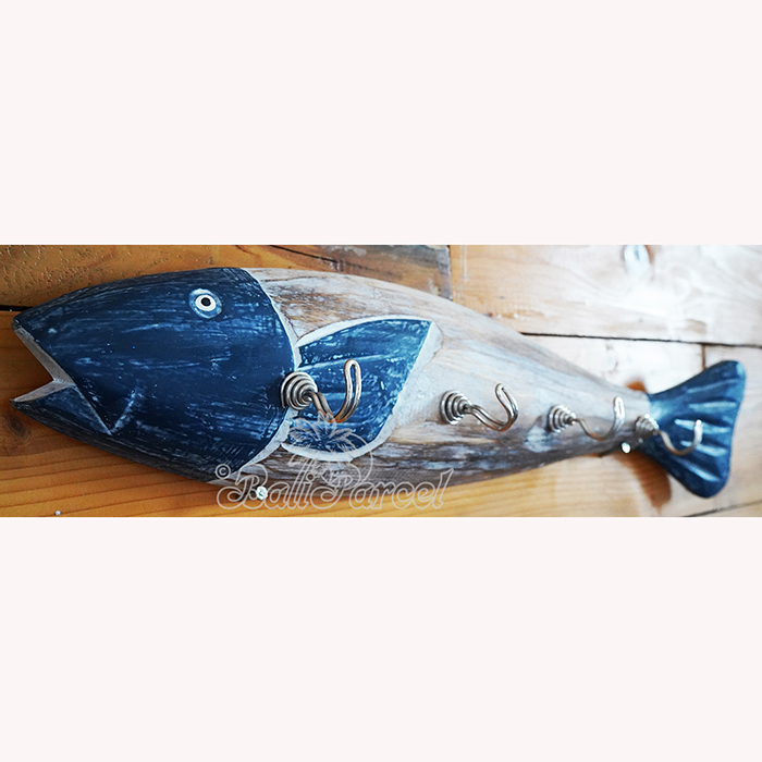 Handpainted Hanger From Albesia Wood