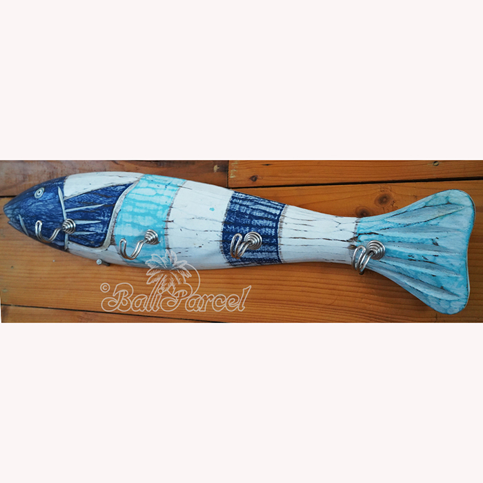 Handpainted Hanger From Albesia Wood
