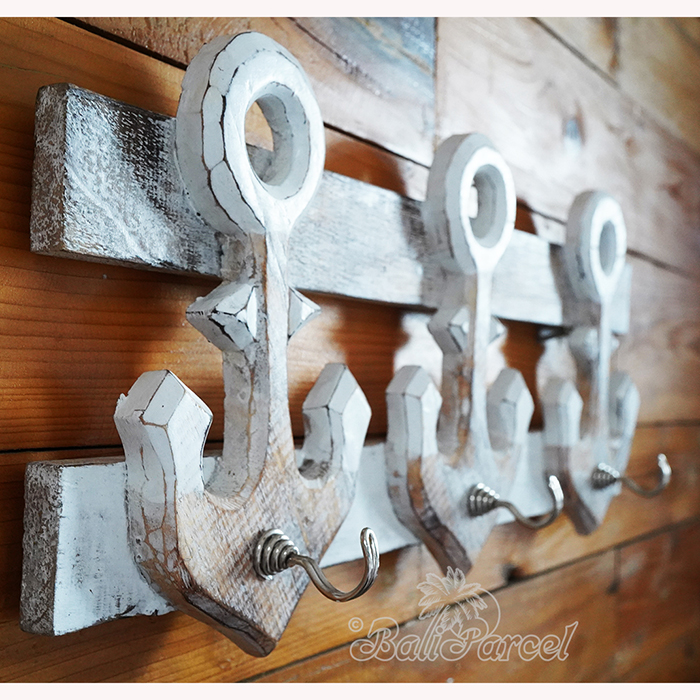 Handpainted Hanger From Albesia Wood