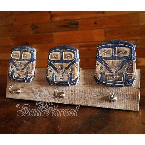 Handpainted Hanger From Albesia Wood
