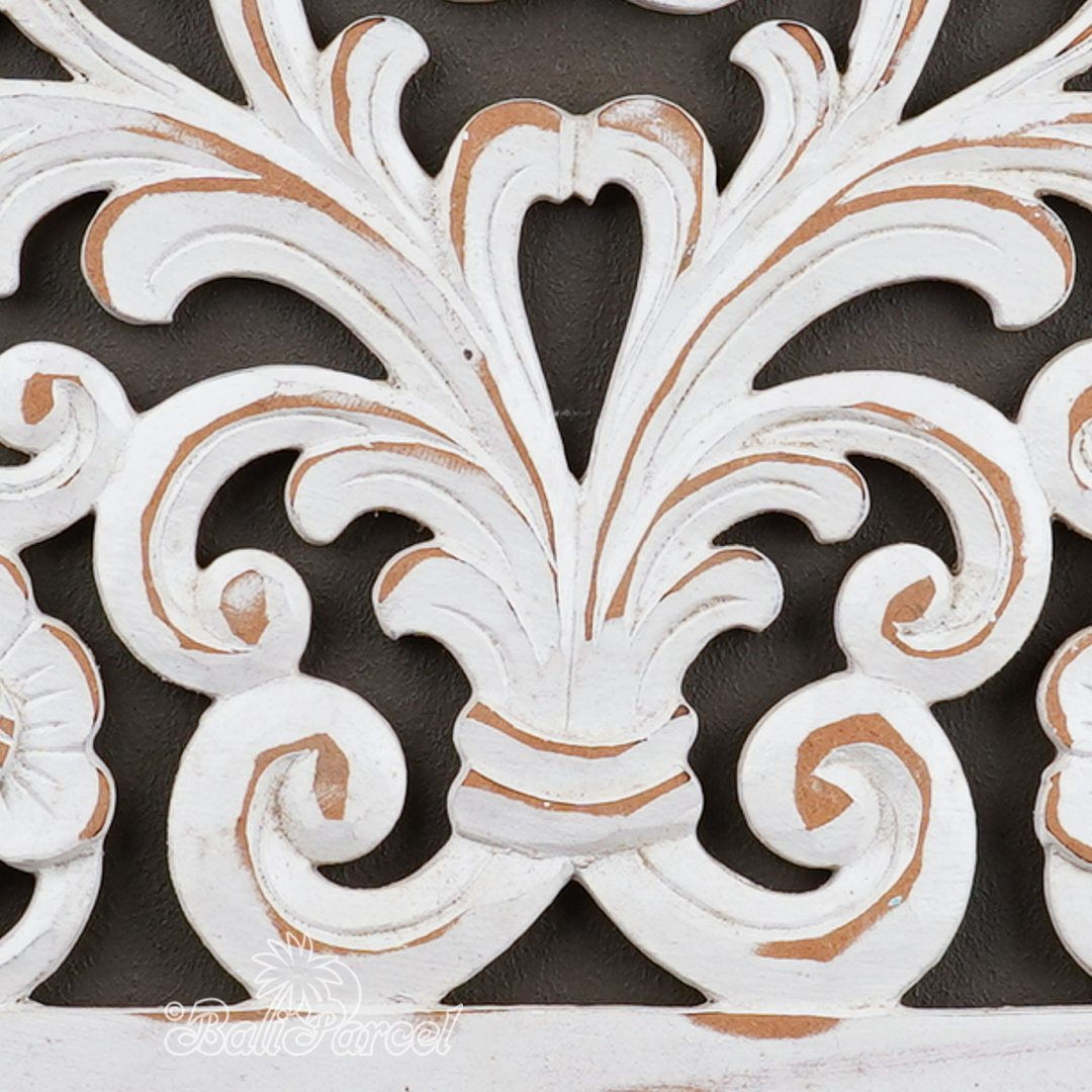 Handpainted Hanger, Hand Made From Plywood, With White Wash Color