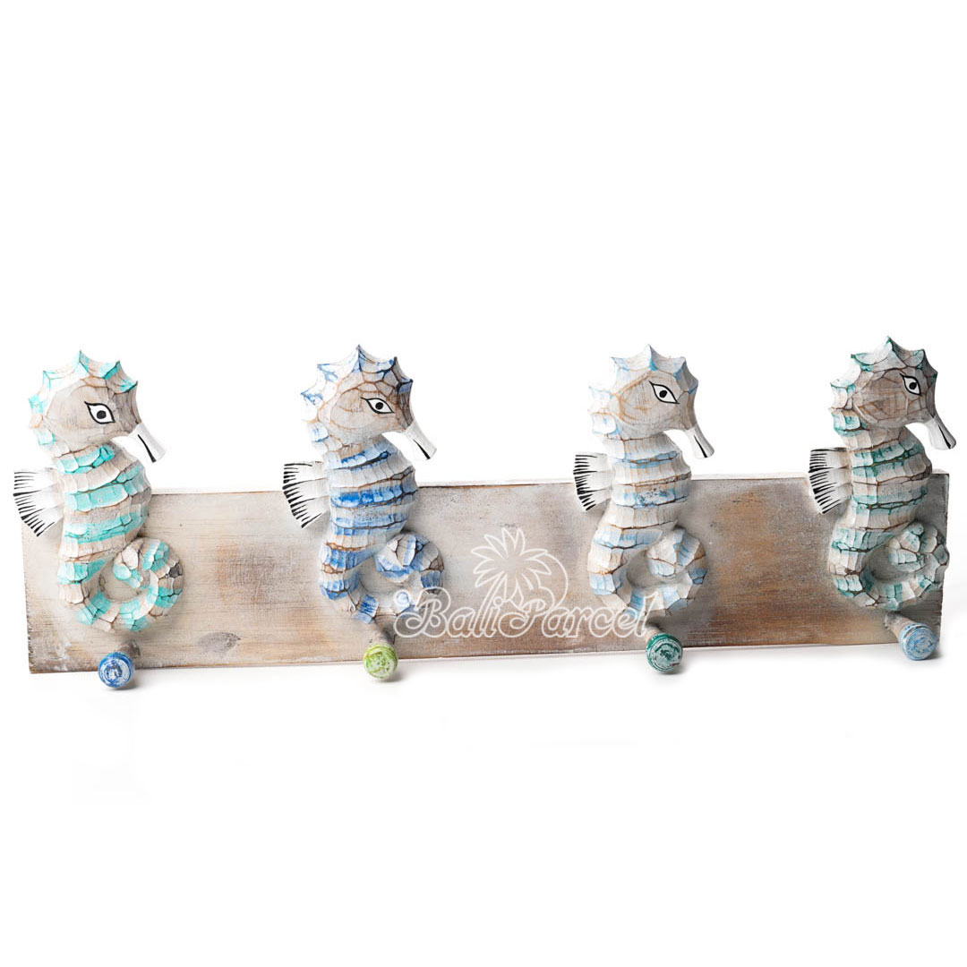 Wooden Wall Hanging Hanger, Handmade From Albesia Wood