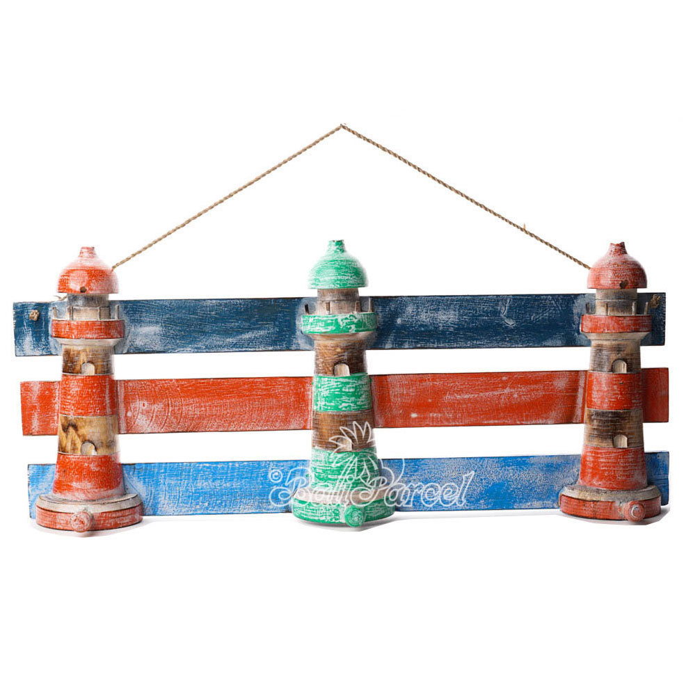 Wooden Wall Hanging Hanger, Handmade From Albesia Wood