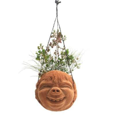 Hanging Pot, Handmade From Coconut Fiber