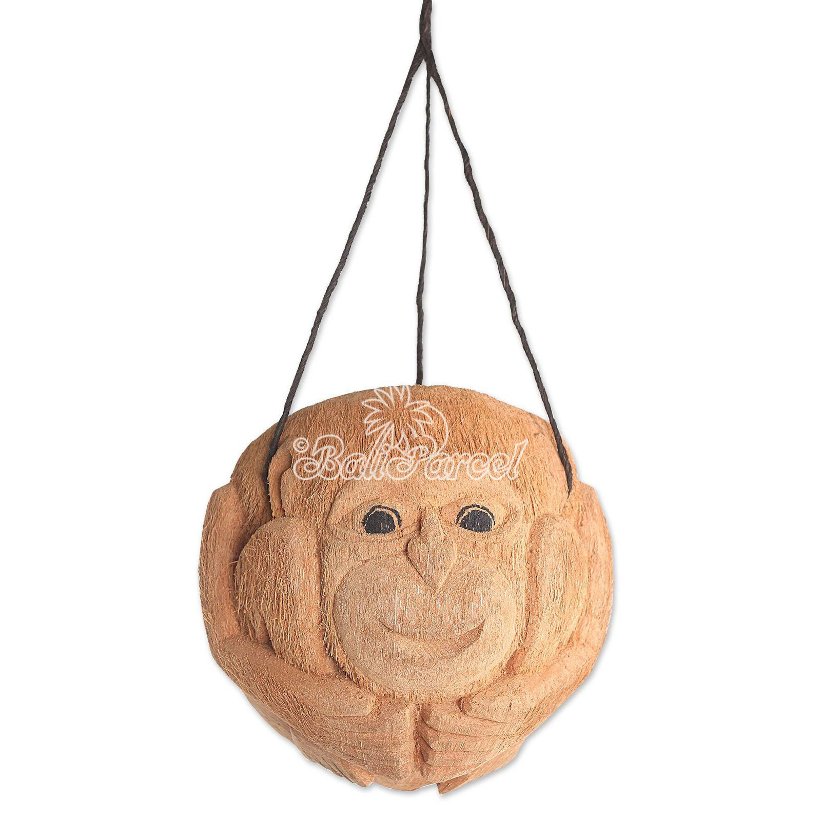 Hanging Pot, Handmade From Coconut Fiber