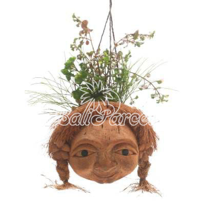 Hanging Pot, Handmade From Coconut Fiber