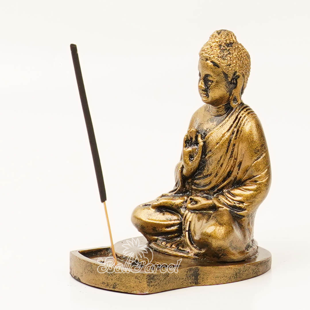 The Buddha Statue, For Incense Holder, Handmade From Resin
