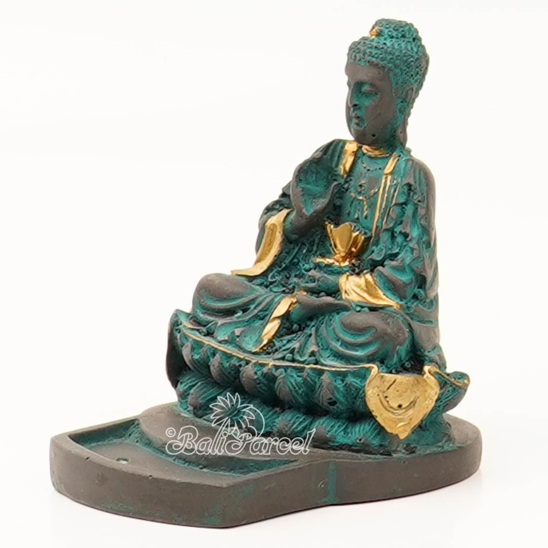 The Buddha Statue, For Incense Holder, Handmade From Resin