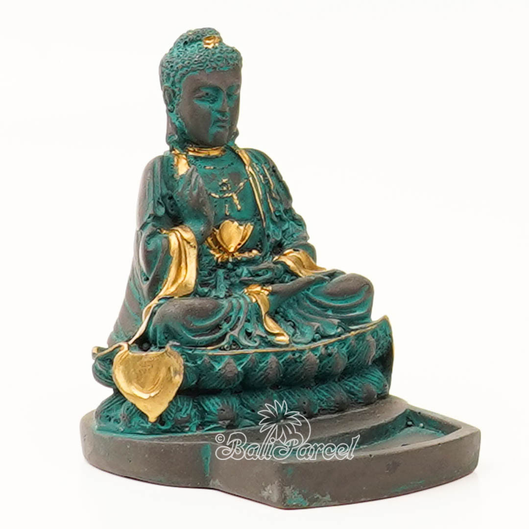 The Buddha Statue, For Incense Holder, Handmade From Resin