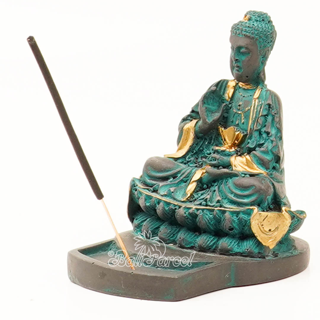 The Buddha Statue, For Incense Holder, Handmade From Resin