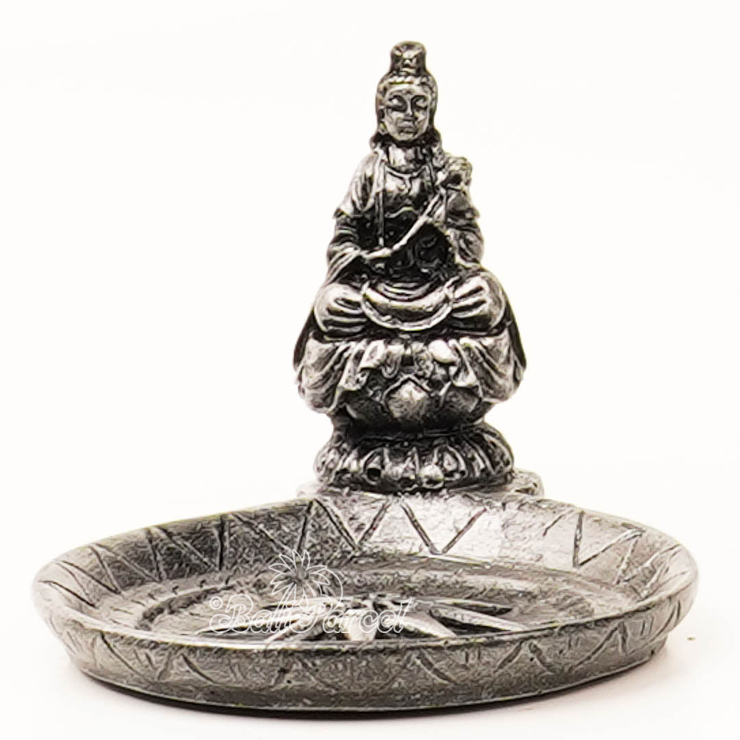 The Quan In Statue, For Incense Holder, Handmade From Resin