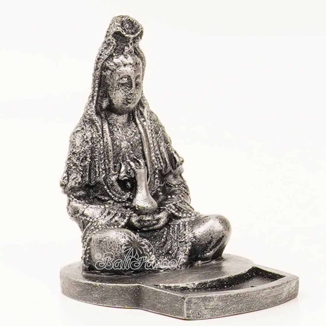 The Quan In Statue, For Incense Holder, Handmade From Resin