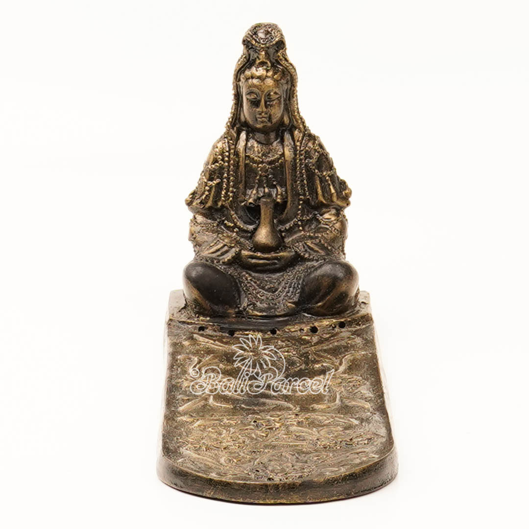 The Quan In Statue, For Incense Holder, Handmade From Resin