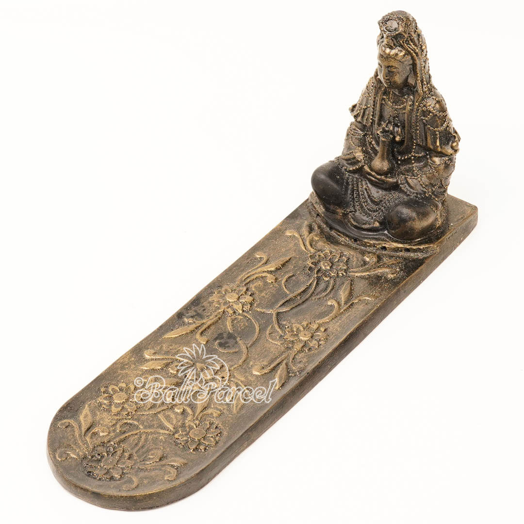 The Quan In Statue, For Incense Holder, Handmade From Resin