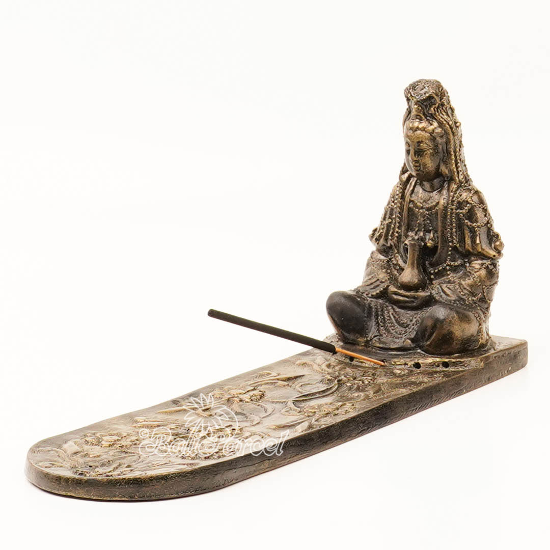 The Quan In Statue, For Incense Holder, Handmade From Resin