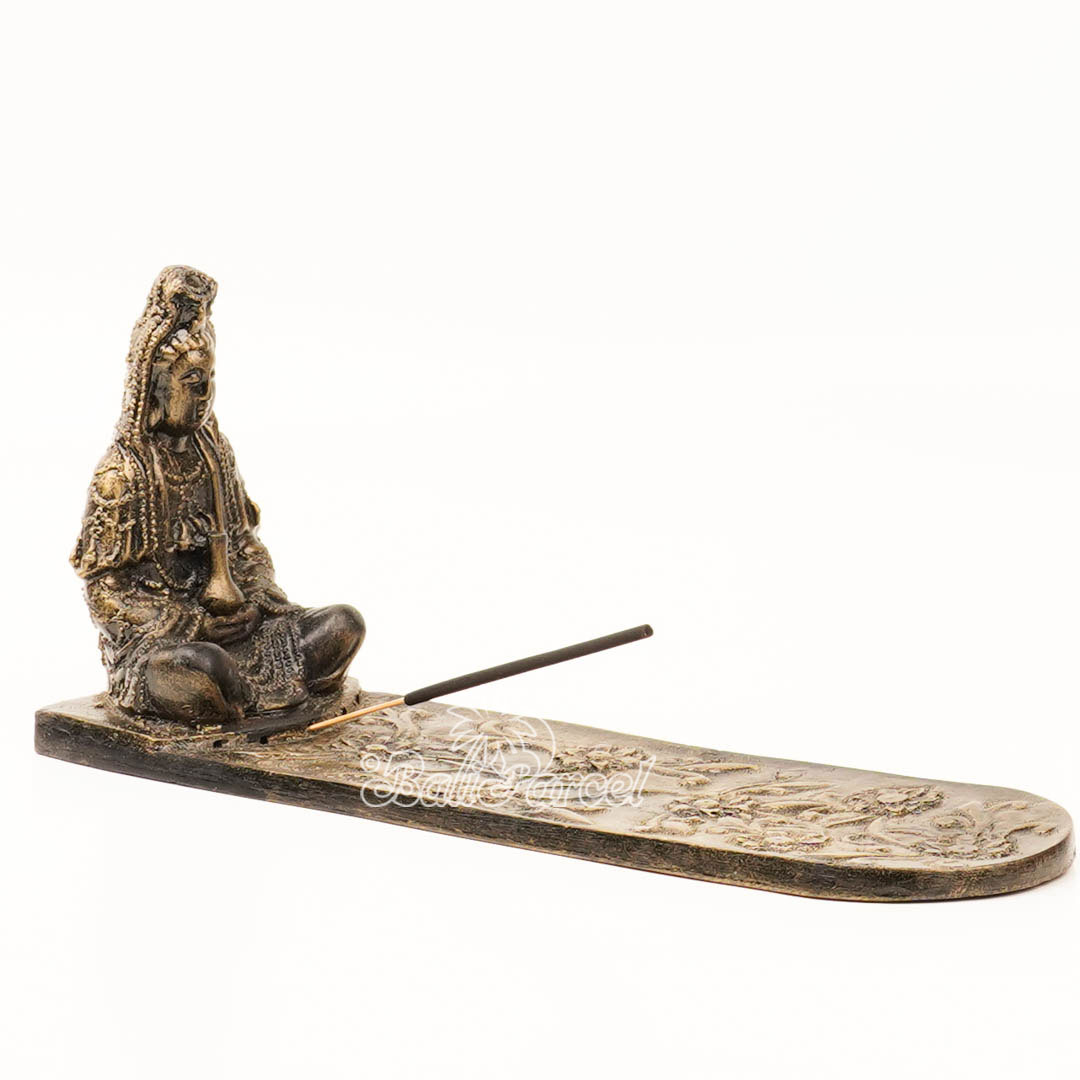 The Quan In Statue, For Incense Holder, Handmade From Resin