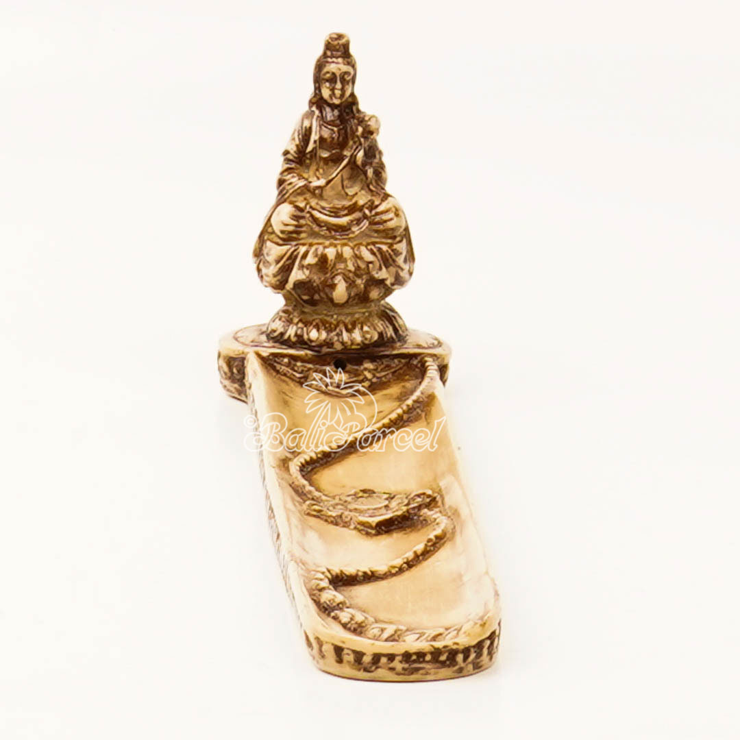 The Quan In Statue, For Incense Holder, Handmade From Resin