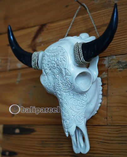 Wooden Mask, Hand Carved From Resin