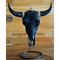 Wooden Mask, Hand Carved From Resin