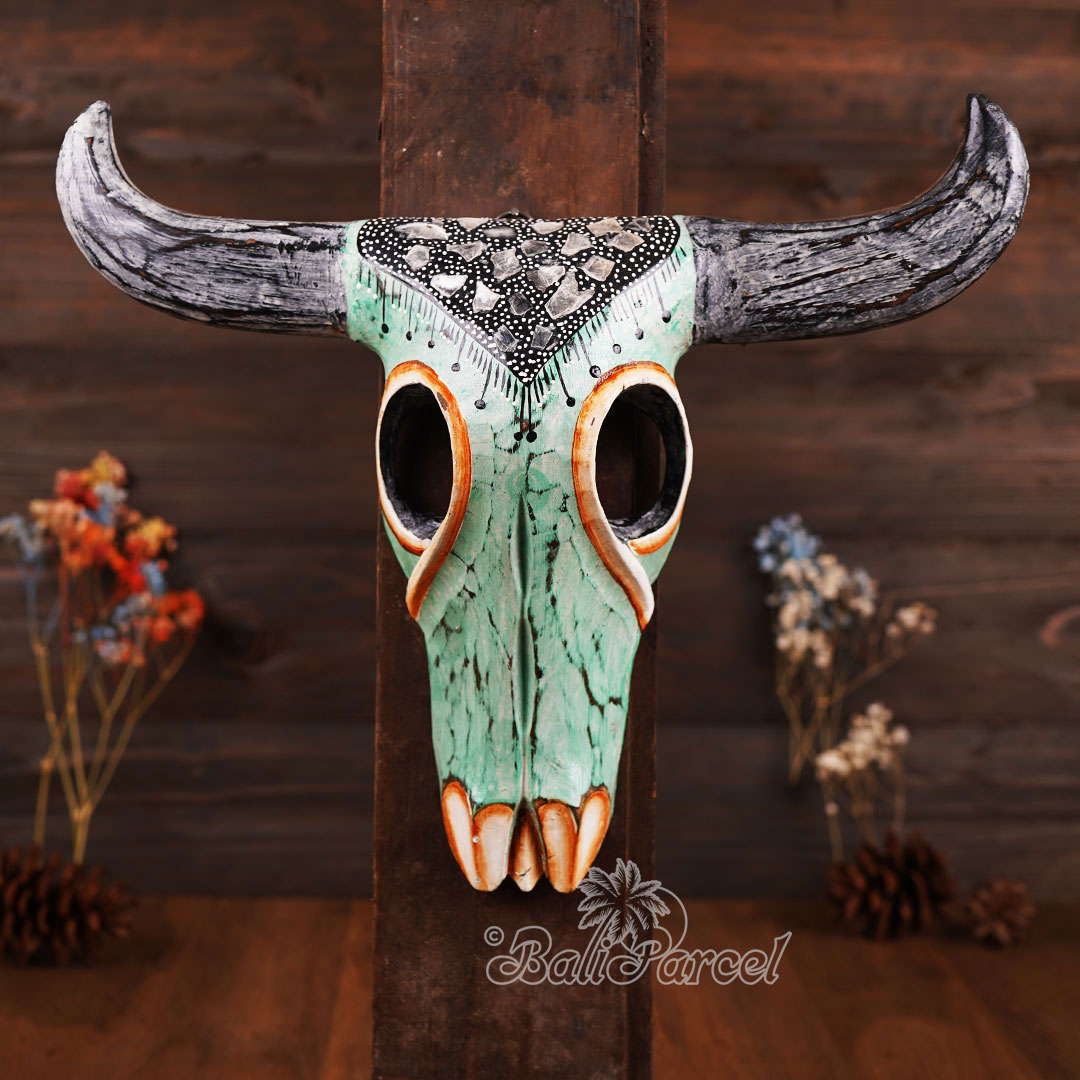 Wooden Mask, Hand Carved From Albesia Wood