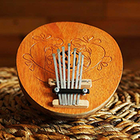 Karimba, Handcarved From Wood And Coconut