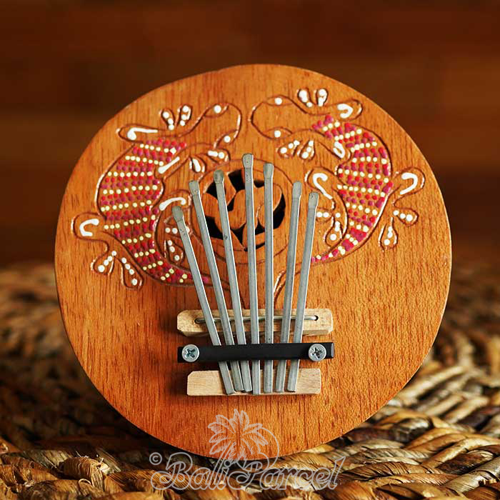 Karimba, Handcarved From Wood And Coconut