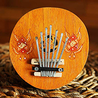 Karimba, Handcarved From Wood And Coconut