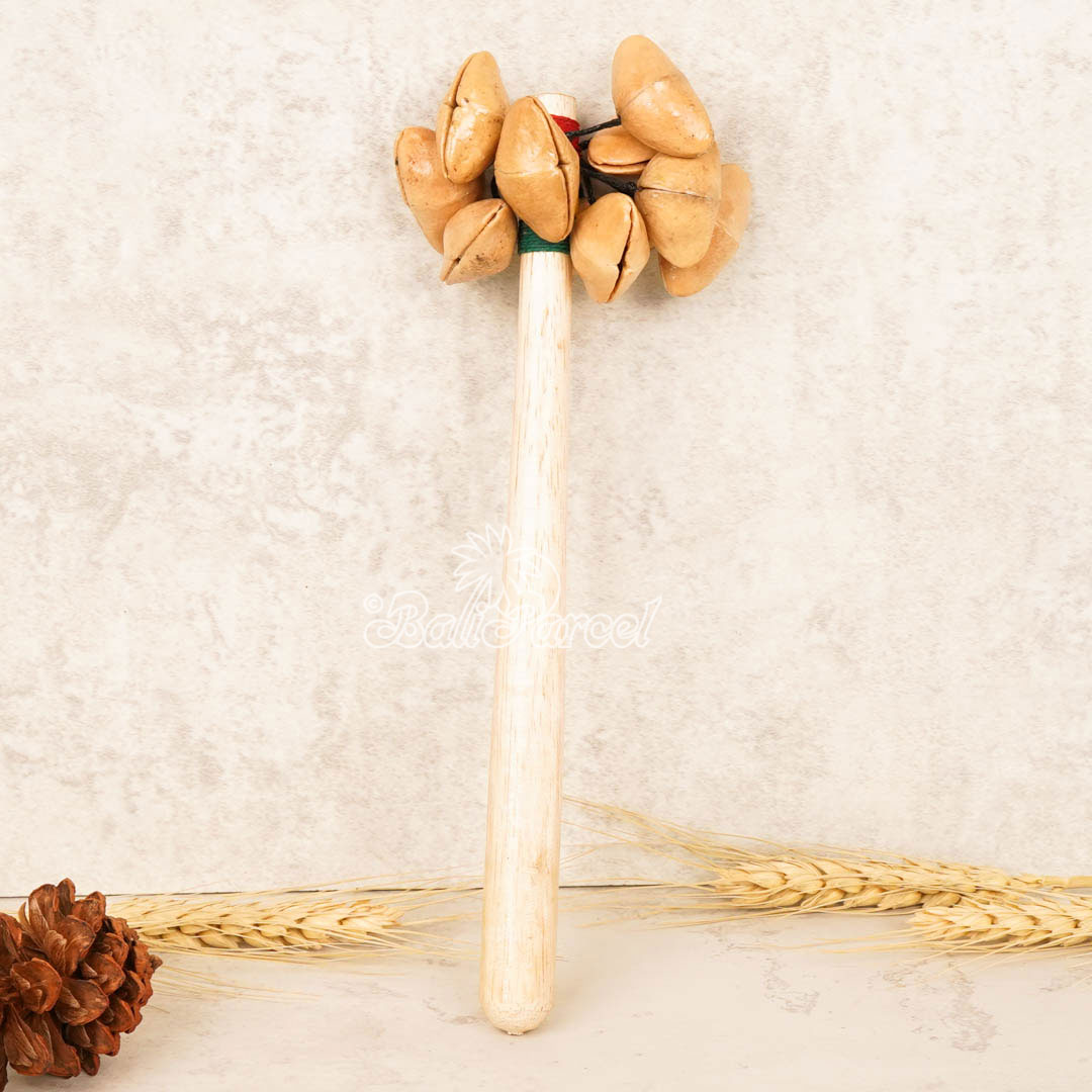 Rattle / Maracas , This Hand Carved From Coconut And Pangi Fruit