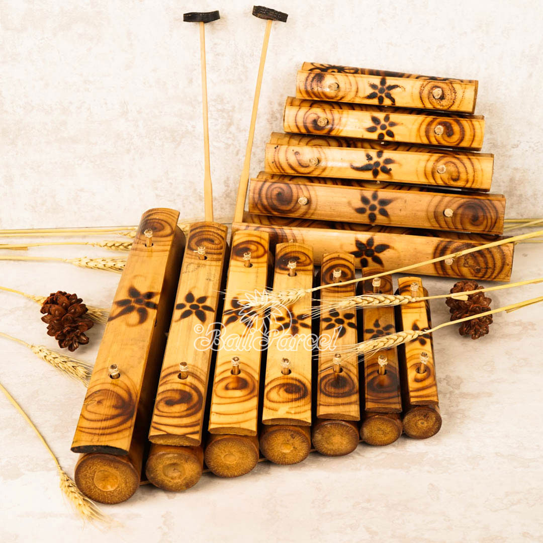 Little Gamelan 7 Tunes Hand Made From Bamboo