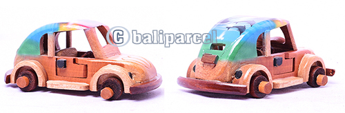Wooden Car, Hand Made From Albesia Wood