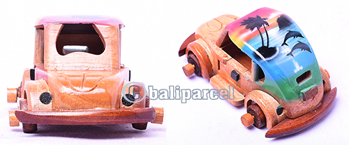 Wooden Car, Hand Made From Albesia Wood