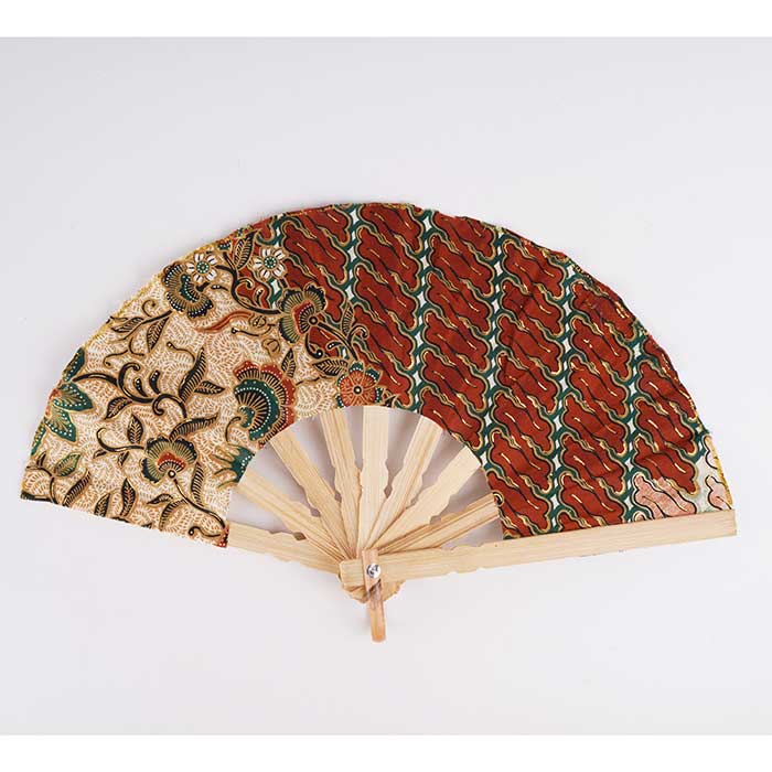 Wooden Fan, Handmade From Cotton And Wood