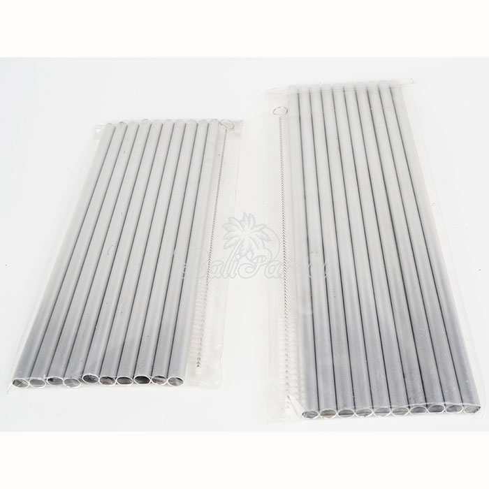 Wooden Straw, Handmade From Aluminium
