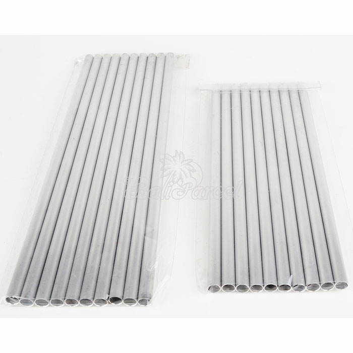 Wooden Straw, Handmade From Aluminium