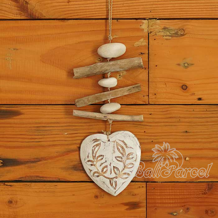 Wooden Wall Hanging, Handmade From Albesia Wood
