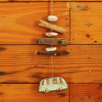 Wooden Wall Hanging, Handmade From Albesia Wood