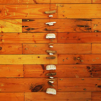Wooden Wall Hanging, Handmade From Albesia Wood