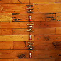 Wooden Wall Hanging, Handmade From Albesia Wood