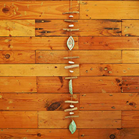 Wooden Wall Hanging, Handmade From Albesia Wood