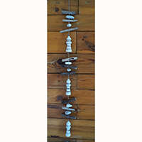 Wooden Wall Hanging, Handmade From Albesia Wood