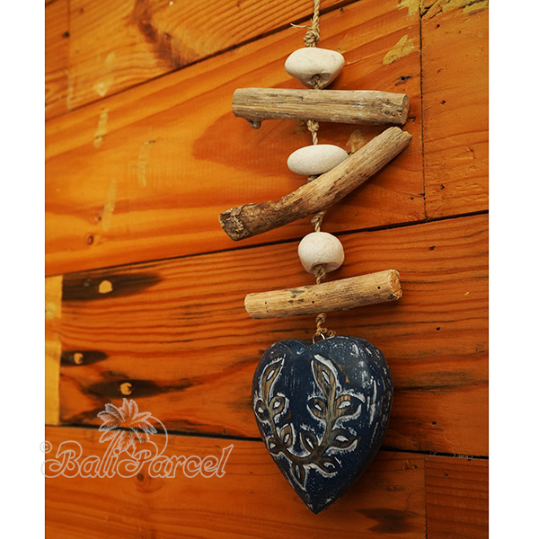 Wooden Wall Hanging, Handmade From Albesia Wood