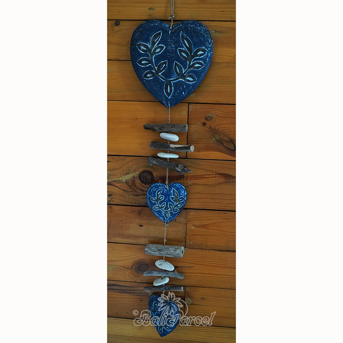 Wooden Wall Hanging, Handmade From Albesia Wood