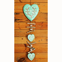 Wooden Wall Hanging, Handmade From Albesia Wood