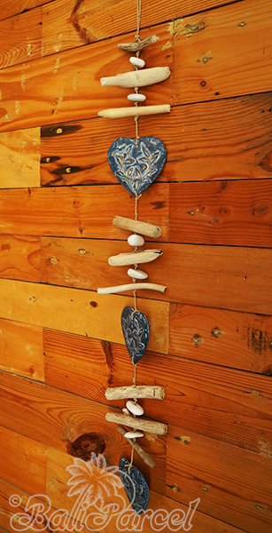 Wooden Wall Hanging, Handmade From Albesia Wood