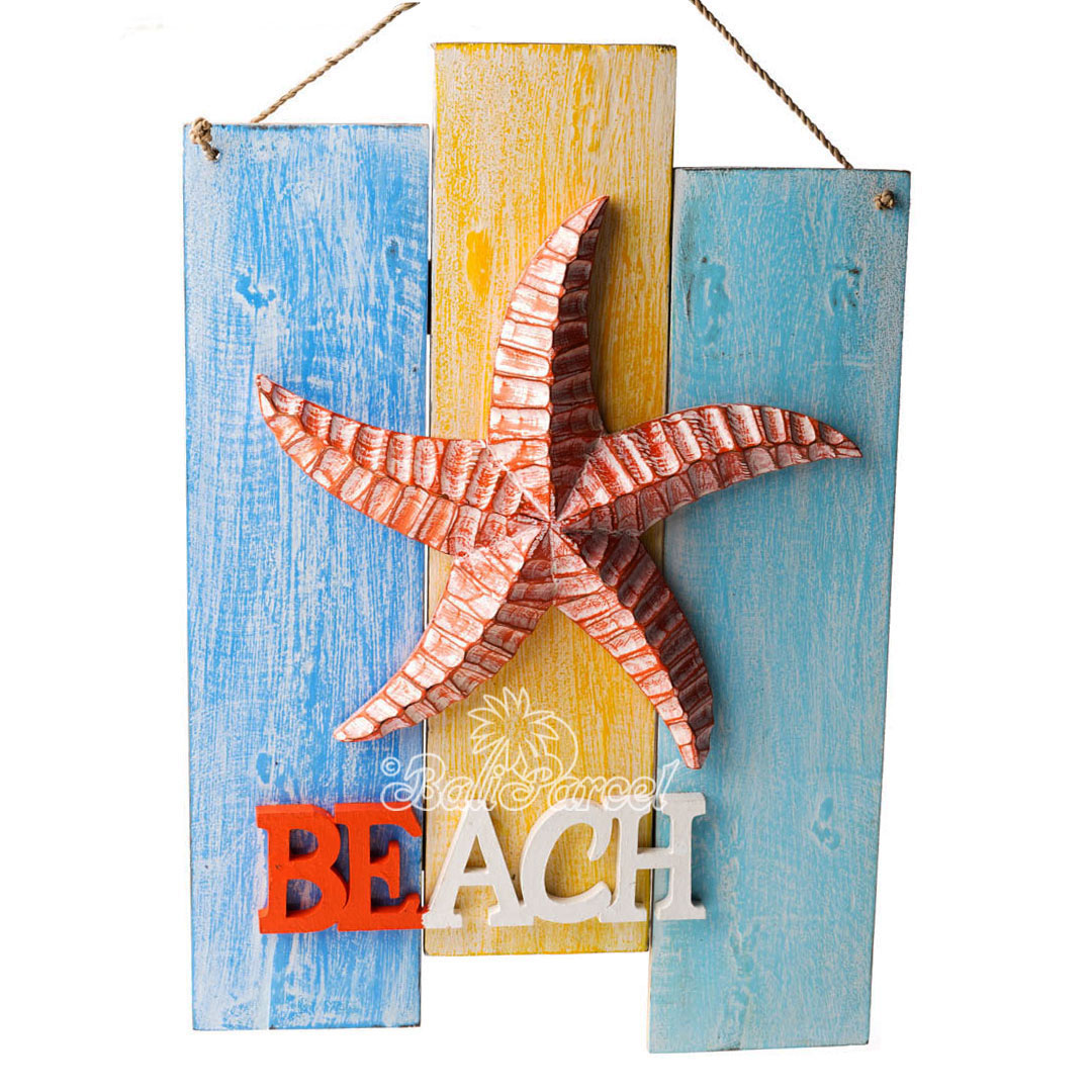 Wooden Wall Hanging, Handmade From Albesia Wood