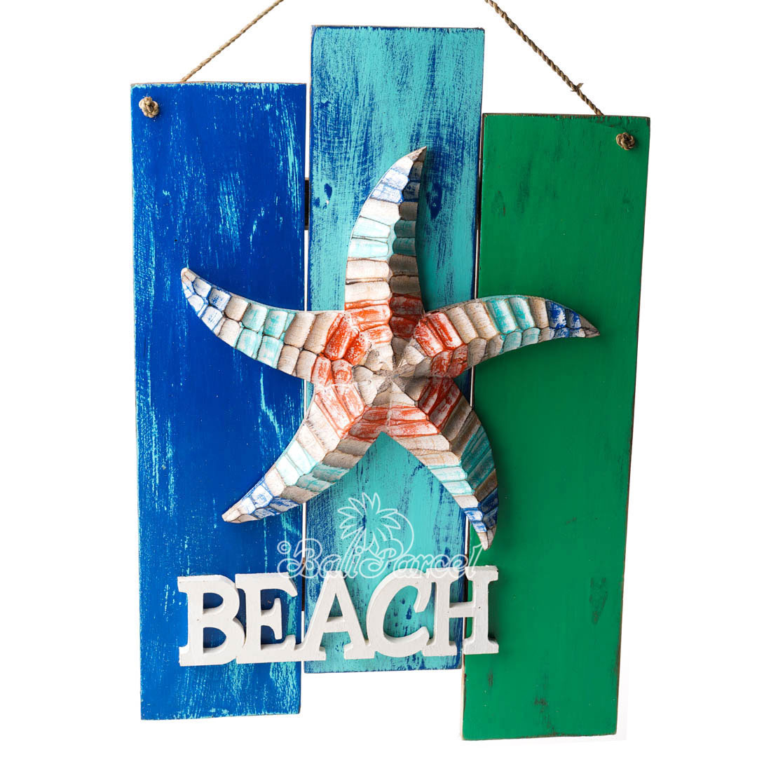 Wooden Wall Hanging, Handmade From Albesia Wood