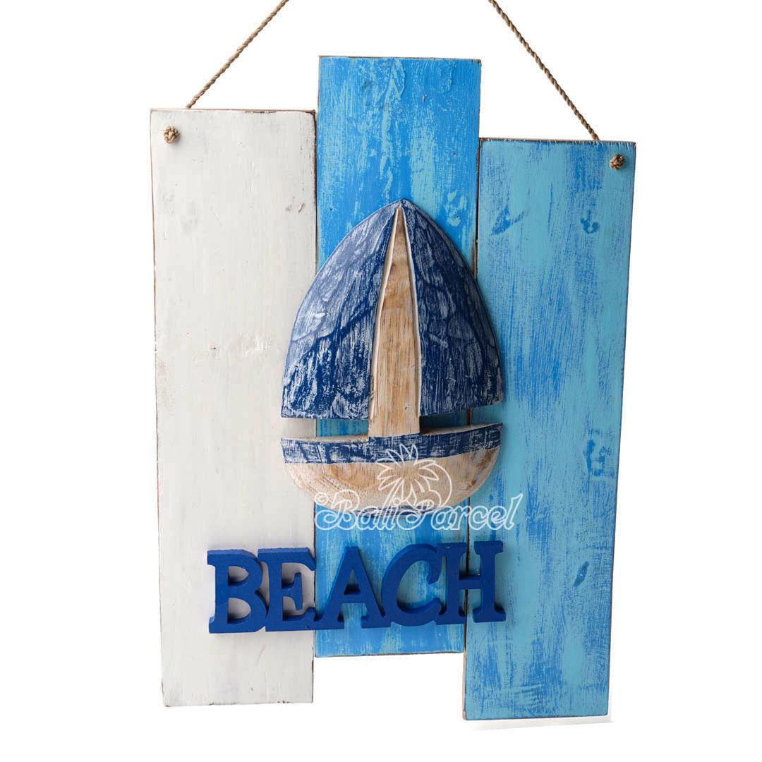 Wooden Wall Hanging, Handmade From Albesia Wood