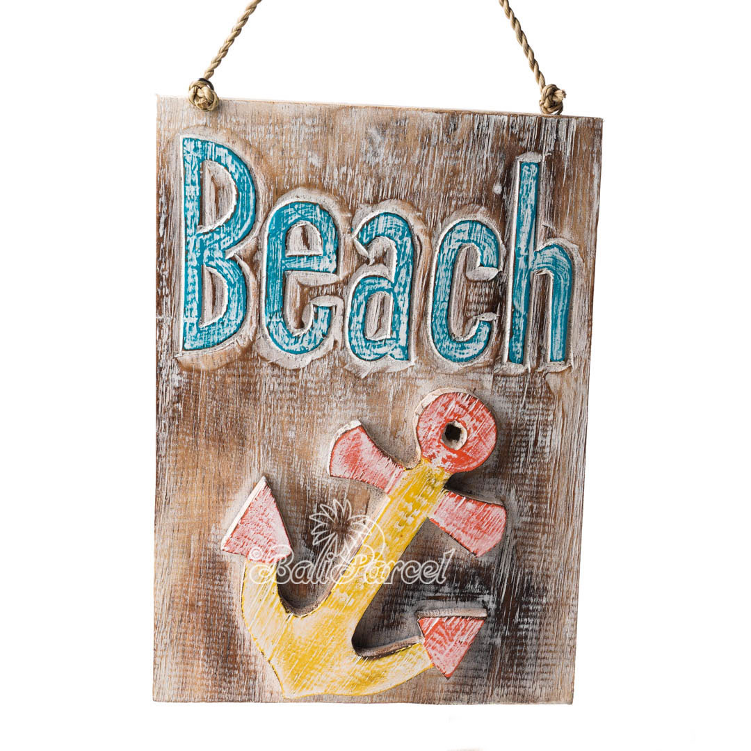 Wooden Wall Hanging, Handmade From Albesia Wood